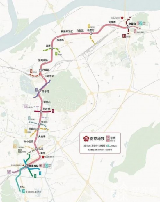 南京轨道交通“大爆发”15条线路同时开建(图3)