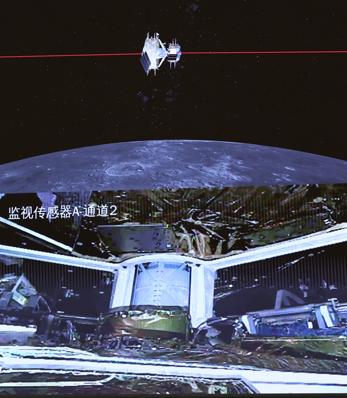 嫦娥六号完成月球轨道交会对接与在轨样品转移(图3)