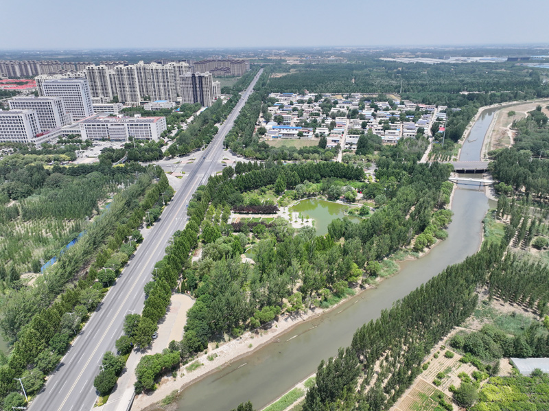 河北河间：城市游园建设让居民共享绿色(图3)