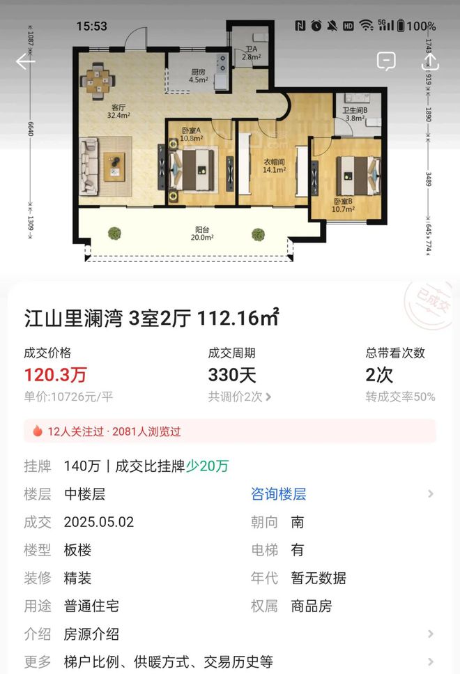 突然发现！赣州知名江景小区成交价也刷新！(图1)